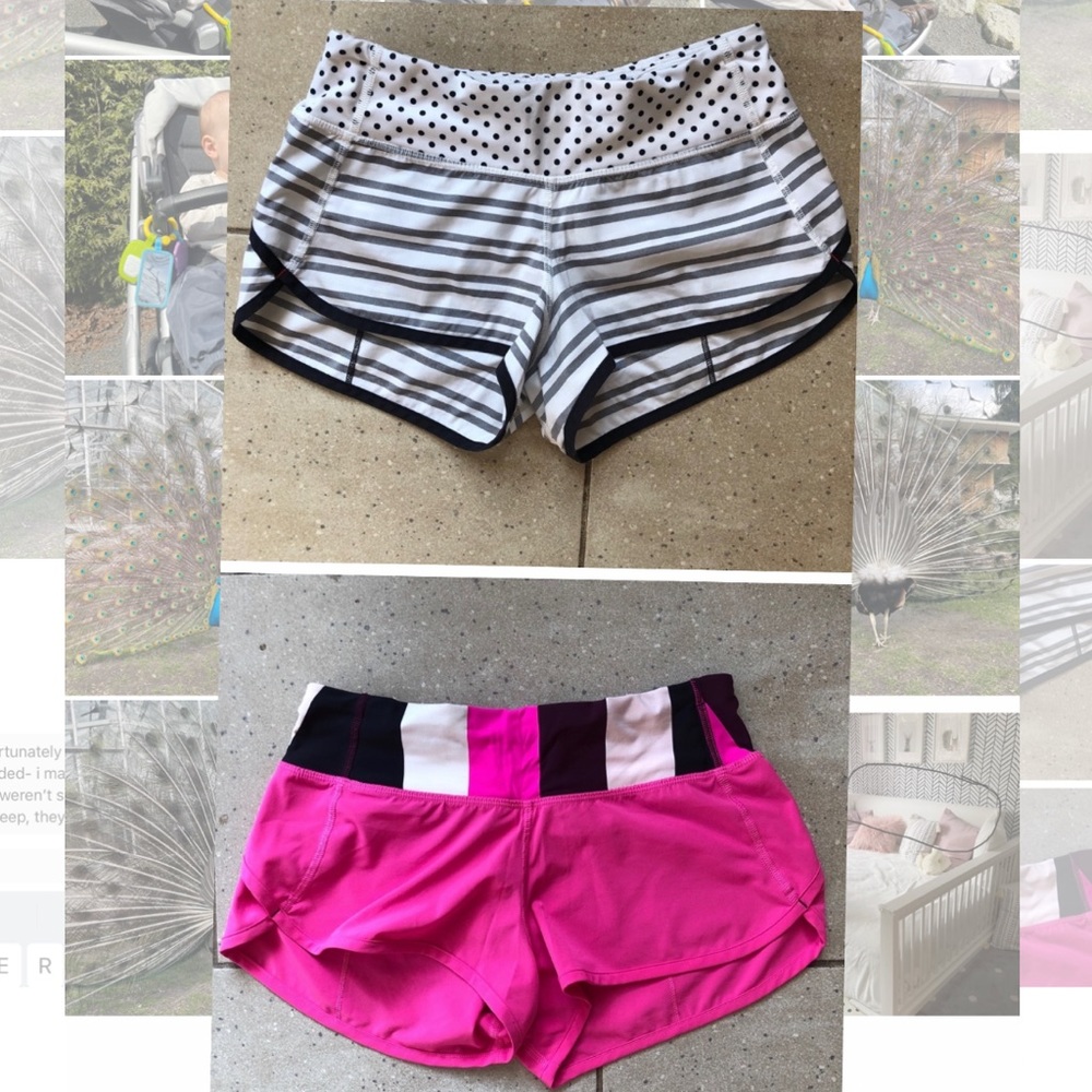 Bundle of size 2 Lululemon shorts